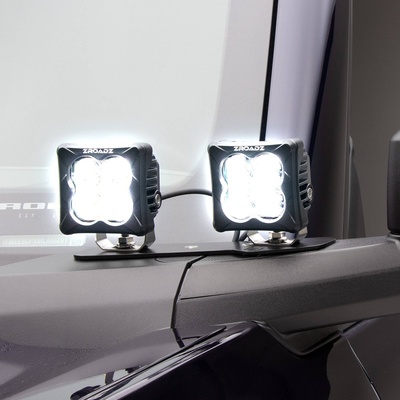 ZROADZ Mirror/Ditch Light LED Light Kit with (4) 3" White LED Pod Lights - Z365401-Kit4