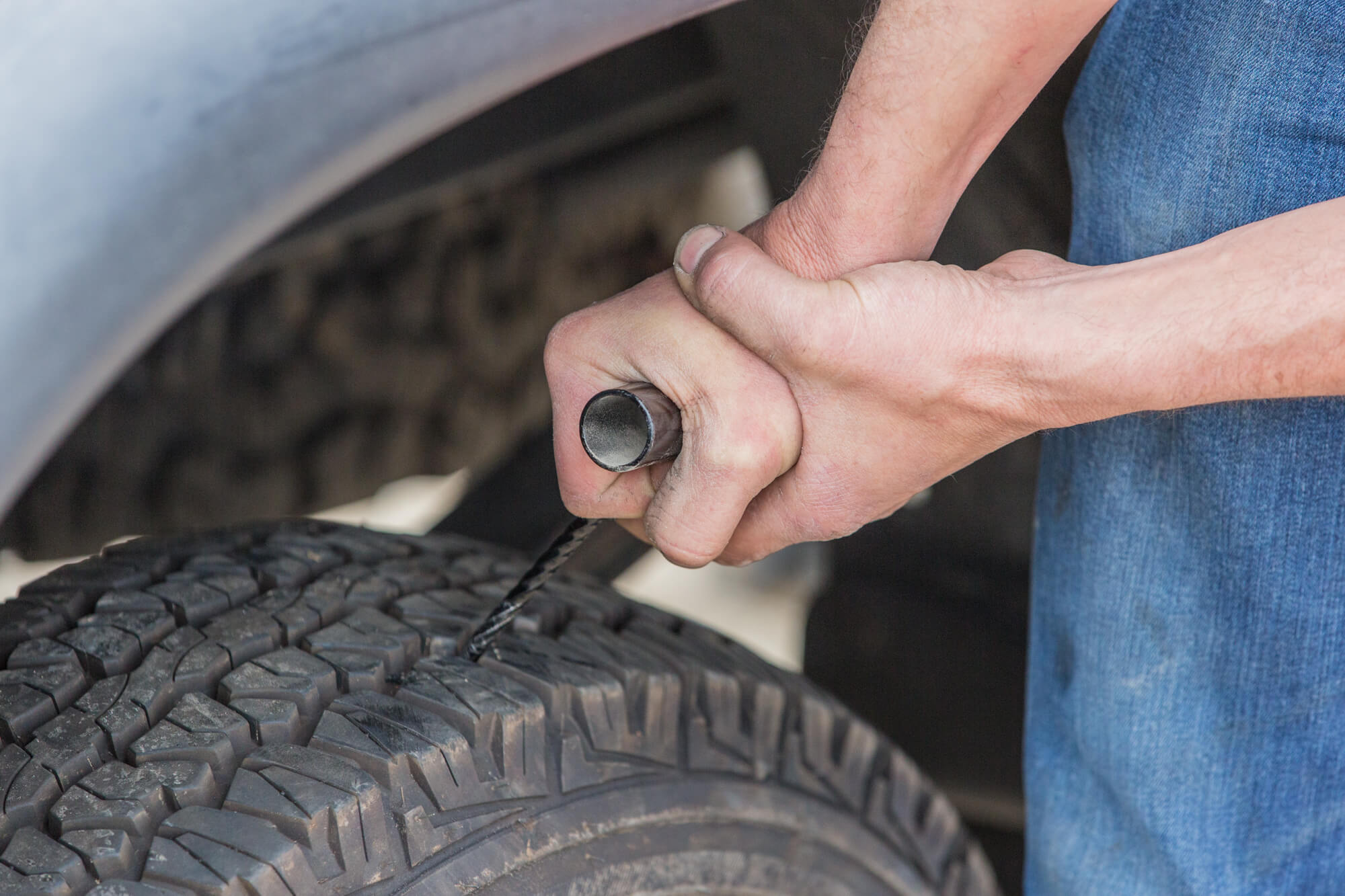 how to plug a tire without removing tire 2