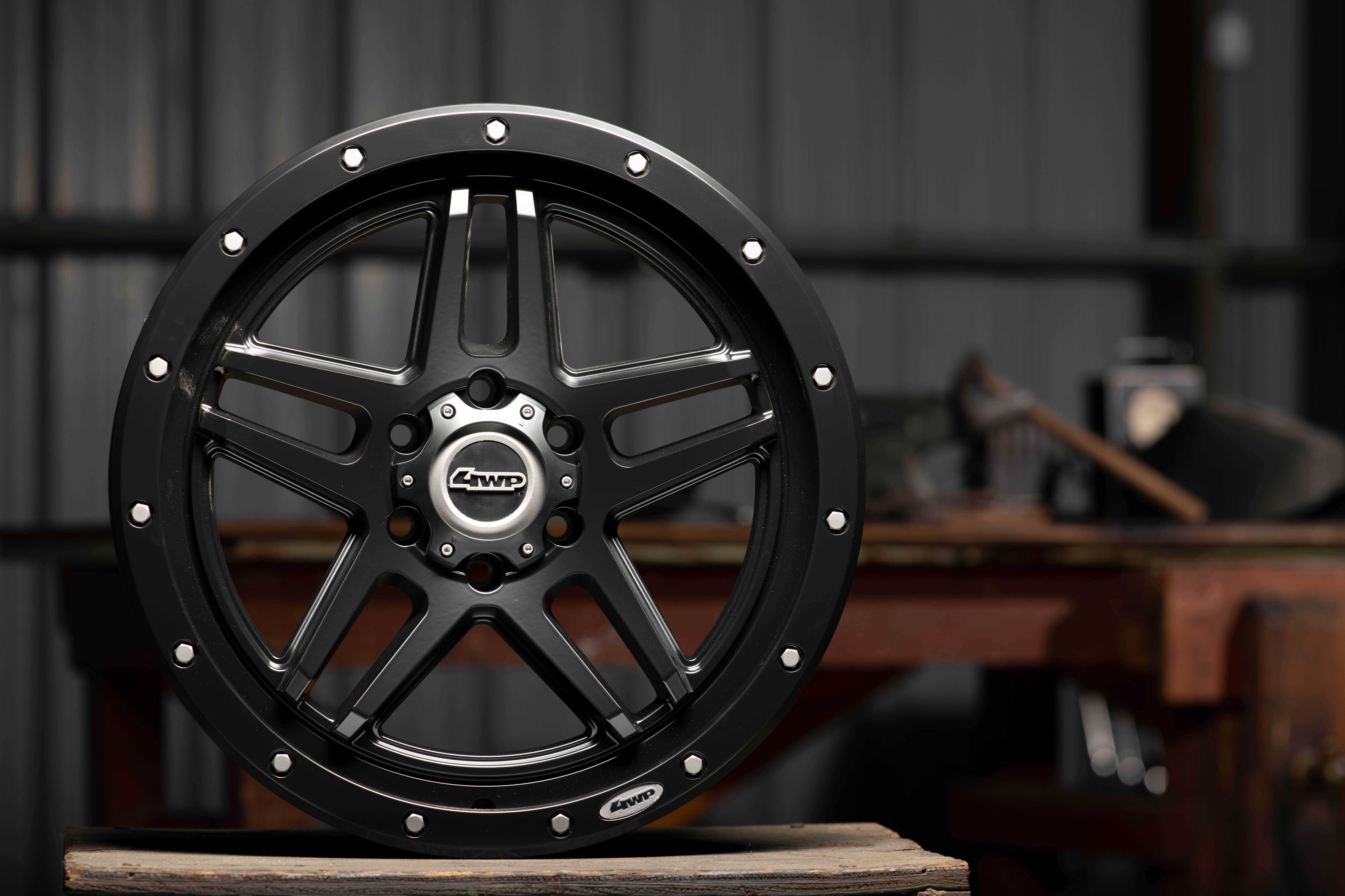 07 4WP Factory Wheels T series Matte Black Wheel