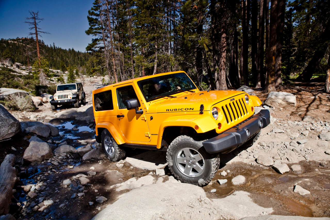 05 2012 Jeep Wrangler JK Rubicon Yellow