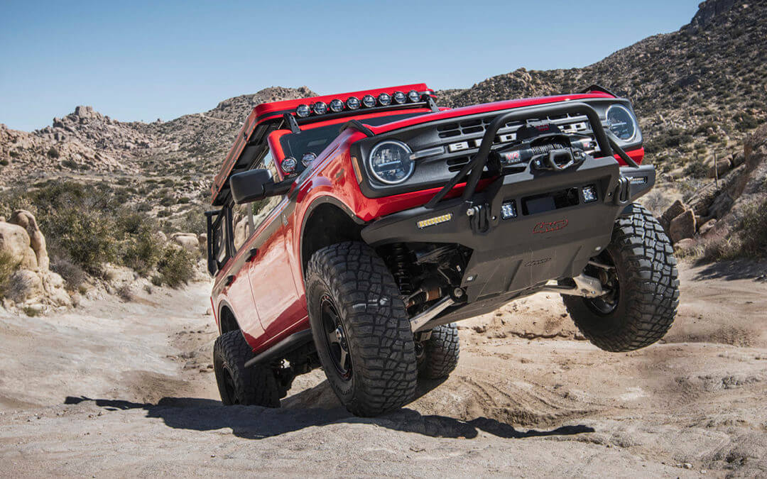 4WP Factory Unveils All New Ford Bronco Suspension Lifts and Components