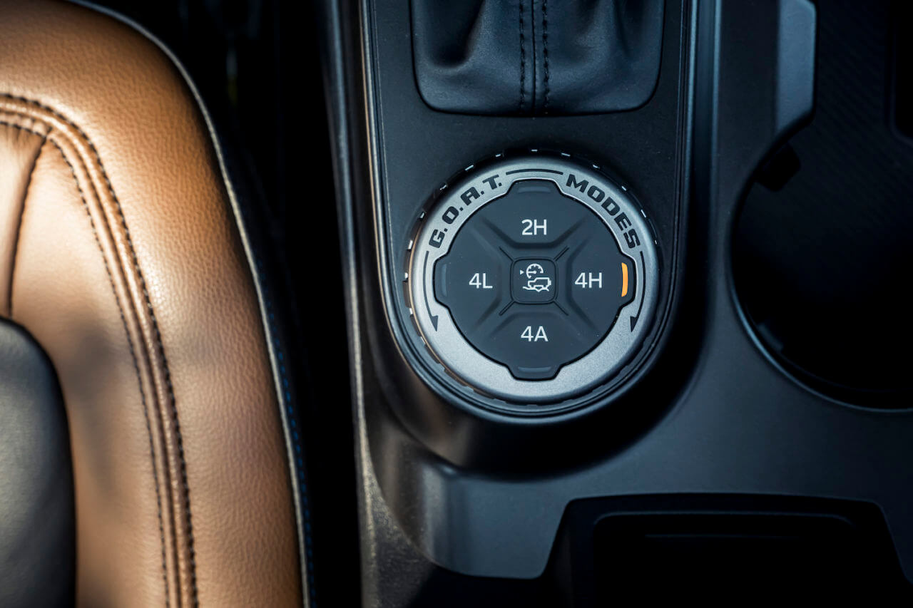 15 2021 Ford Bronco GOAT Modes Transfer case Shift knob