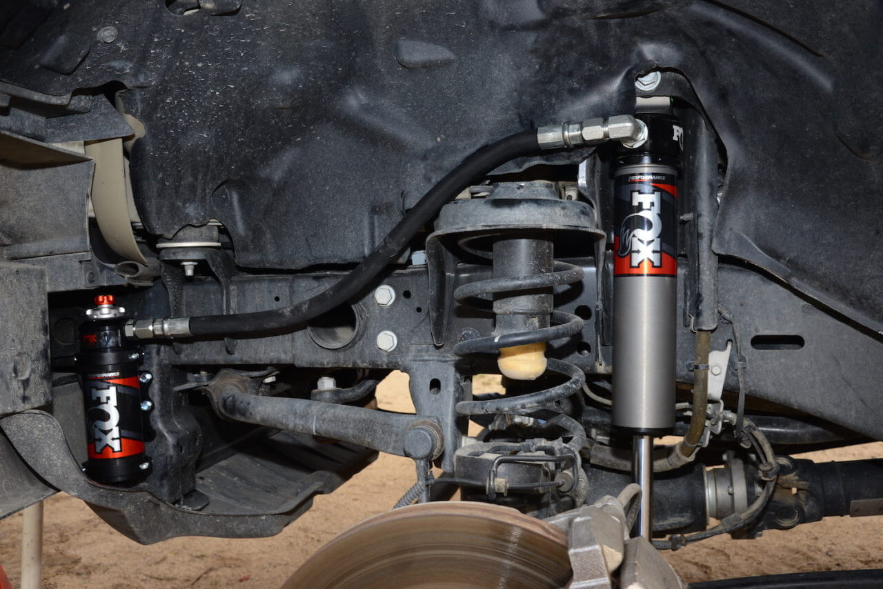 07 Fox Remote Reservoir Performance Elite Series 2.5 Adjustable DSC Shocks Jeep Gladiator Front