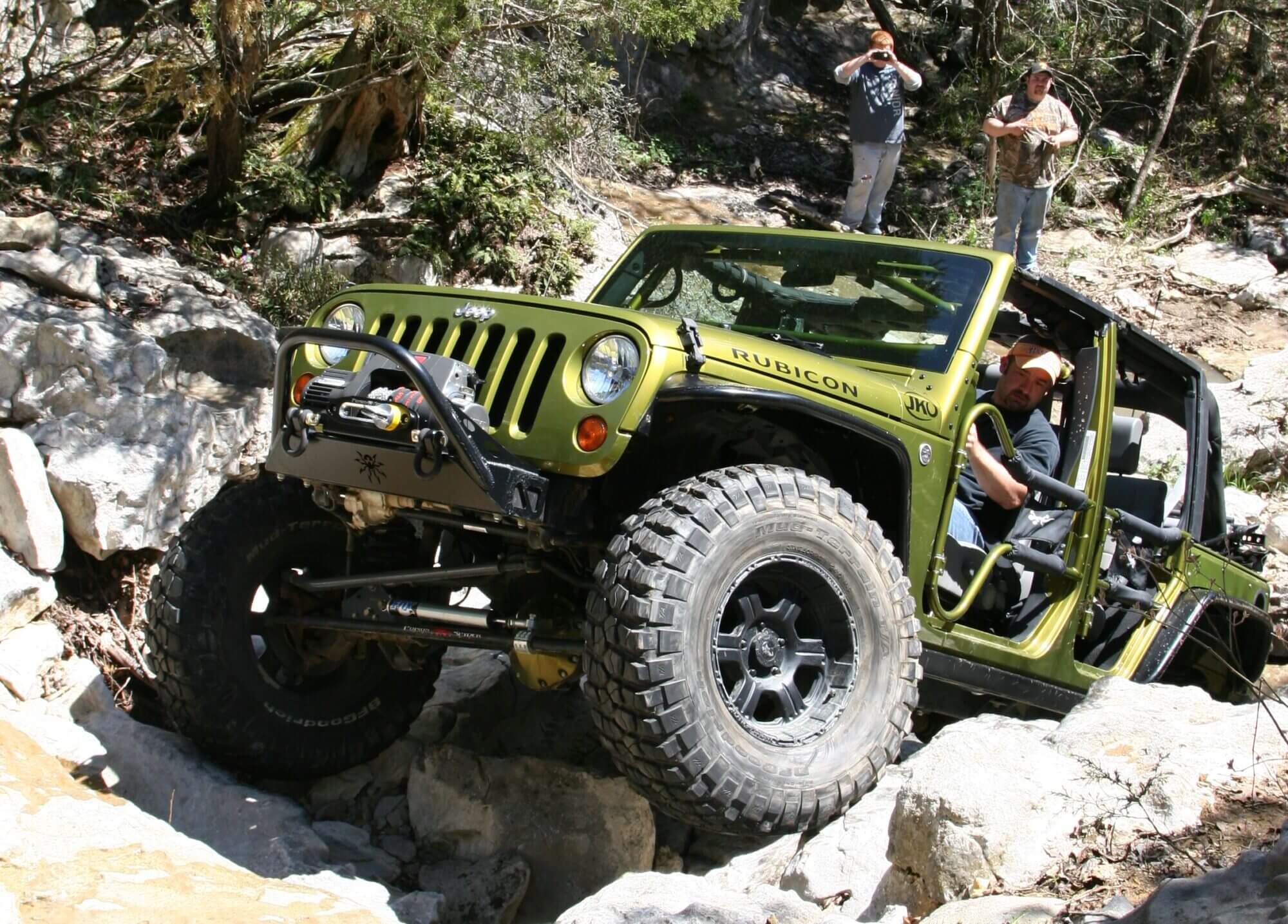 01 Jeep Wrangler JK Lifted Wheels Tires Backspacing Rockcrawling