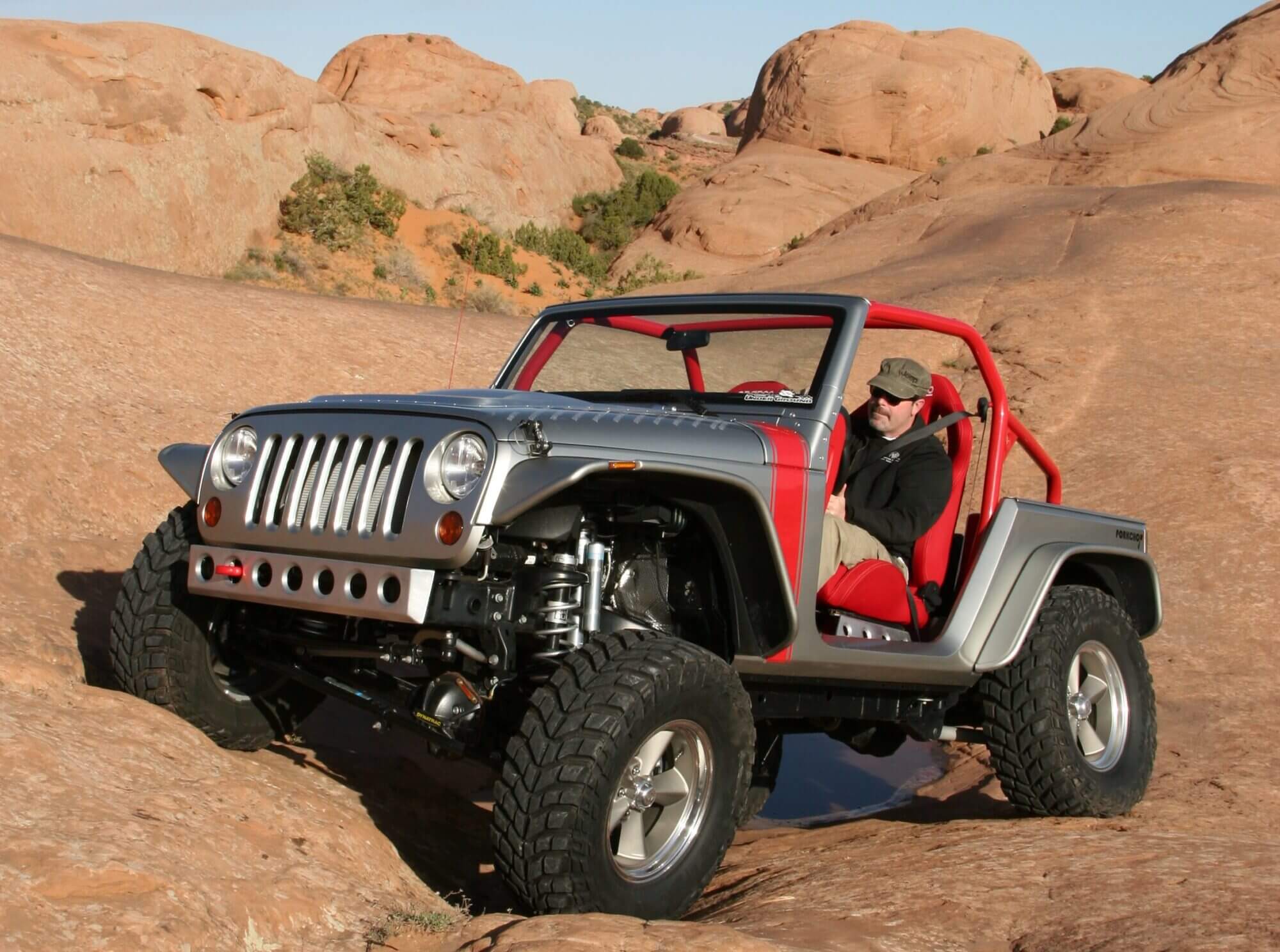 01 Jeep Wrangler JK Pork Chop Concept Moab Utah Easter Jeep Safari