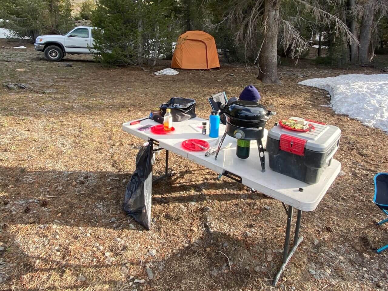 06 camp cooking table